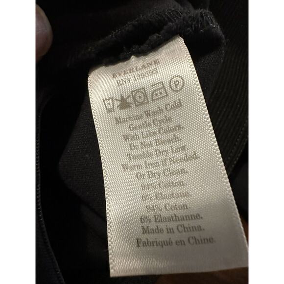 Everlane‎ Womens Side Zip Pants 4 Ankle Split Hem Stretch Work Office Black - Picture 11 of 11